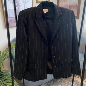 Pinstripe blazer and matching pants